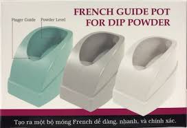 Dip Powder French Guide & Storage Pot - Gray