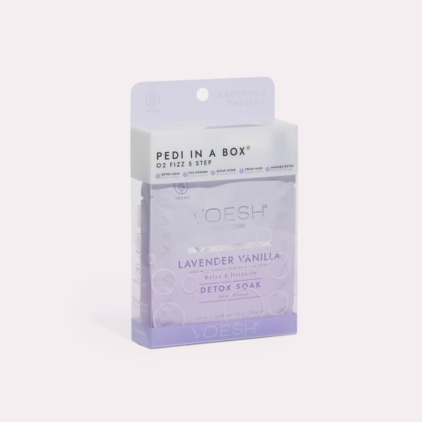 Voesh - Pedi in a Box O2 Fizz 5 Step - Lavender Vanilla
