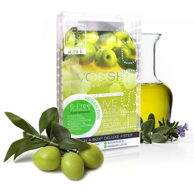 Voesh Pedi in a Box 4-in-1 - OLIVE SENSATION