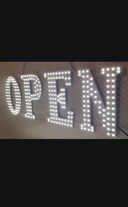 EPL - "OPEN" LED Hanging Sign