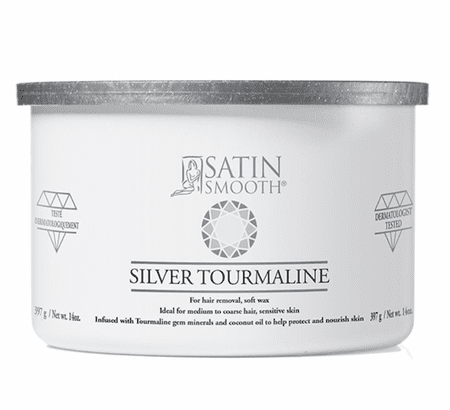 Satin Smooth - Wax Pot - Silver Tourmaline Wax 14oz.
