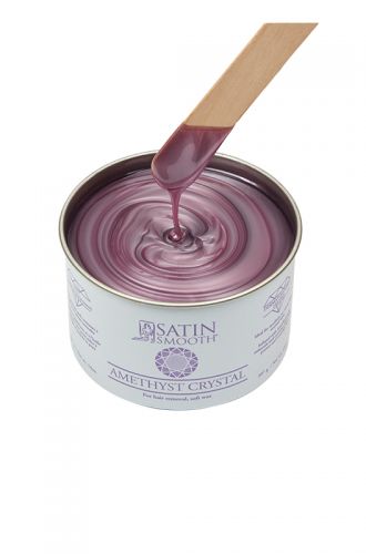 Satin Smooth - Wax Pot - Amethyst Crystal Wax 14oz.