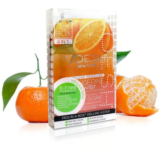 Voesh Pedi in a Box 4-in-1 - TANGERINE TWIST