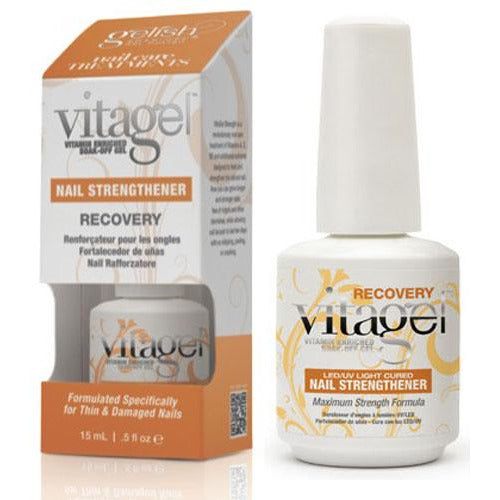 Gelish Vitagel Nail Strengthener .5oz Queen Nails & Beauty Supplies