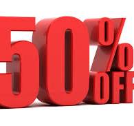 50% Off Sale