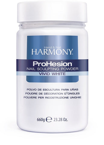 Nail Harmony - Prohesion Nail Sculpting Powder - Vivid White 23.28oz