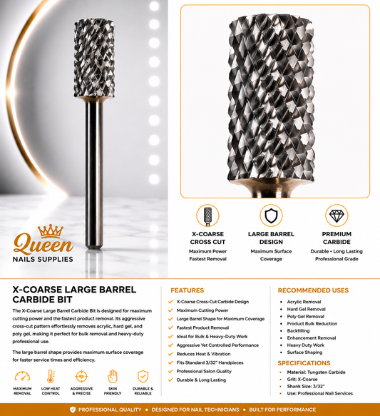 Carbide Bits X Coarse - Large Barrel
