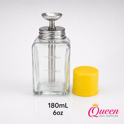 Glass Liquid Pump 6oz