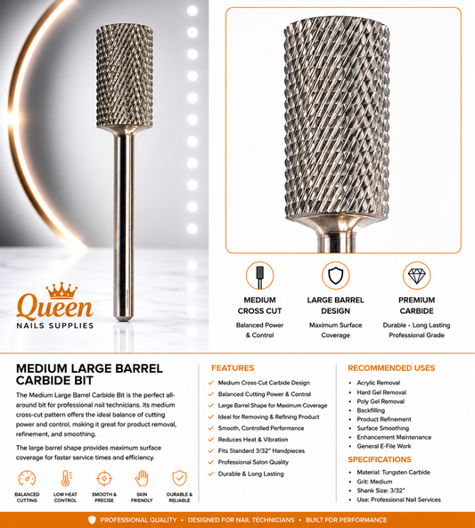 Carbide Medium Bits - Large Barrel