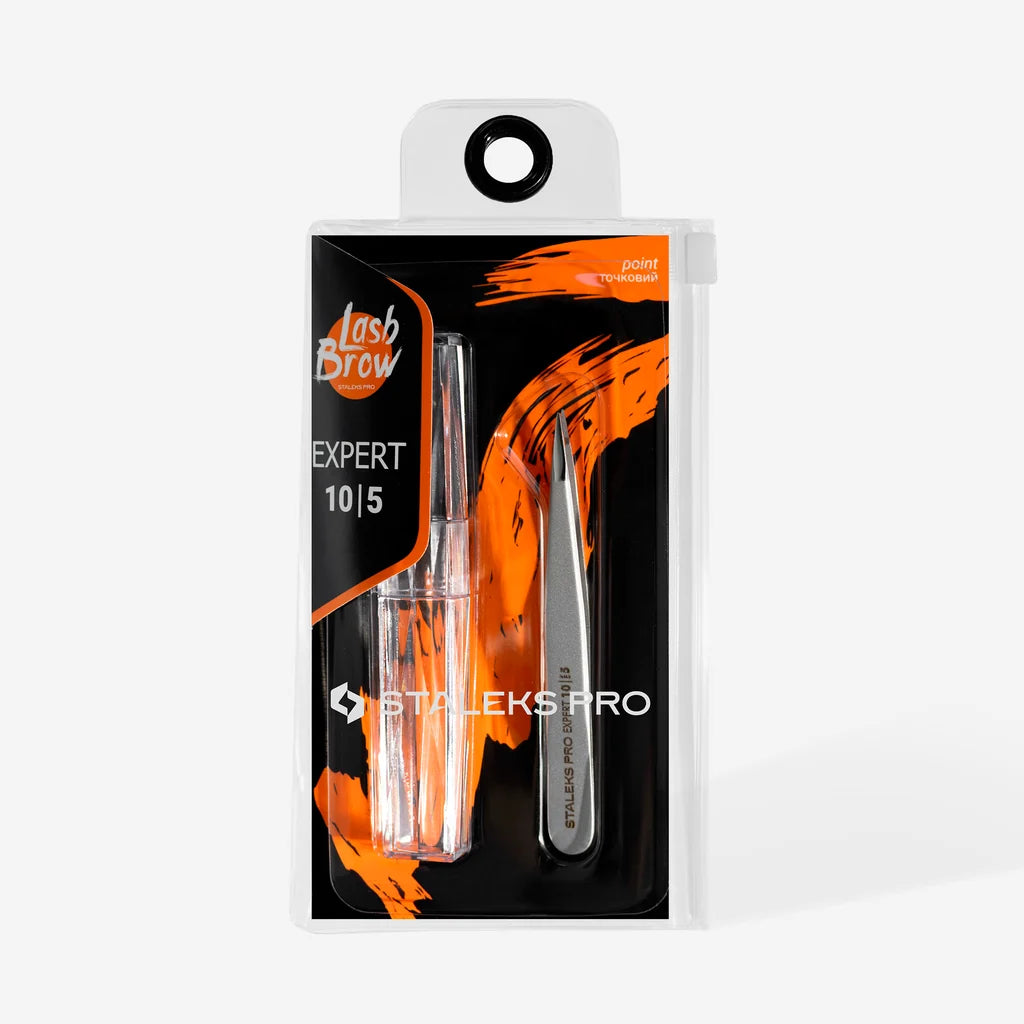 Staleks Pro - Expert 10 Professional Eyebrow Tweezers Type 5