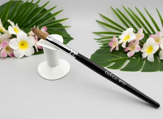 Gel-Le - Acrylic Brush #10 - Black Handle (Pressed)