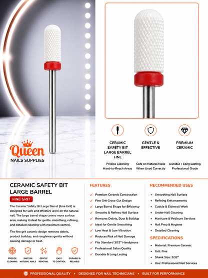 Ceramic Safety Bits - Fine
