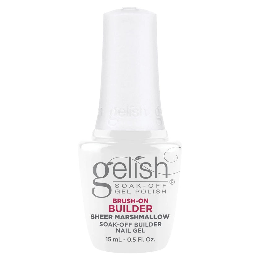 Gelish Brush-On Builder Gel - Sheer Marshmallow .5oz