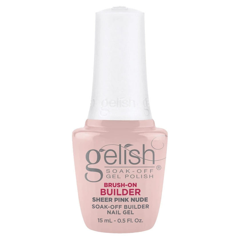 Gelish Brush-On Builder Gel - Sheer Pink Nude .5oz