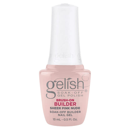 Gelish Brush-On Builder Gel - Sheer Pink Nude .5oz