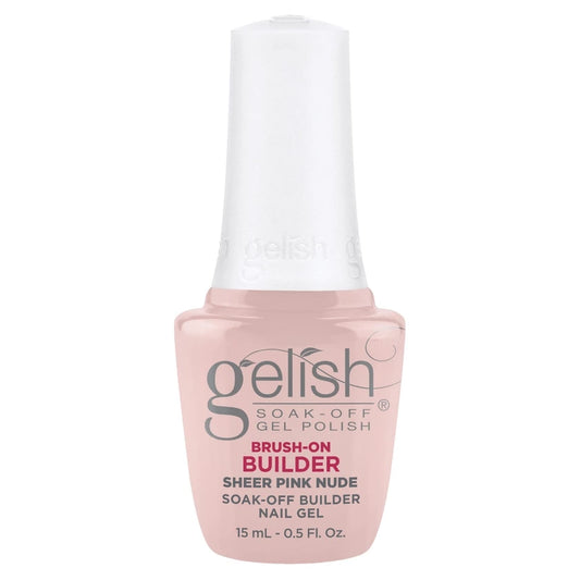 Gelish Brush-On Builder Gel - Sheer Pink Nude .5oz