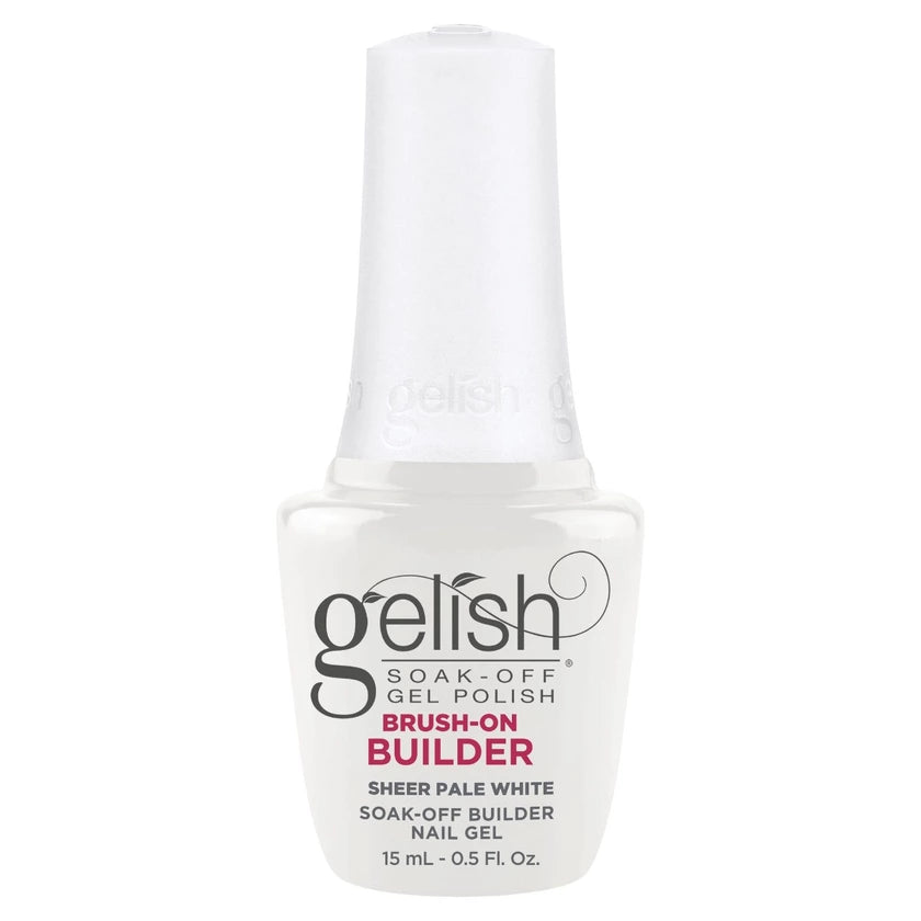 Gelish Brush-On Builder Gel - Sheer Pale White .5oz