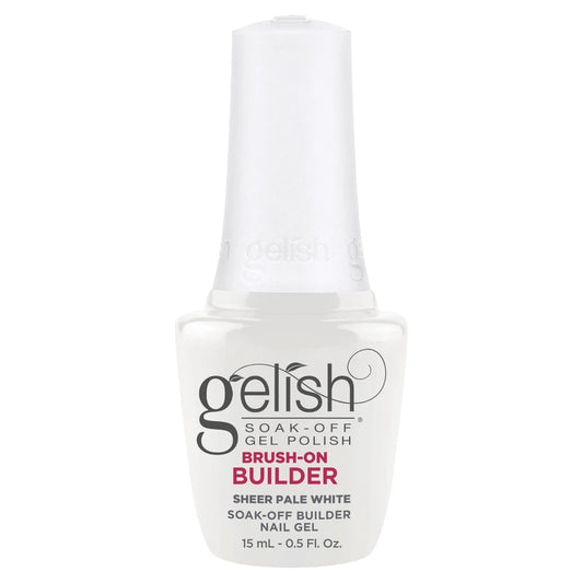Gelish Brush-On Builder Gel - Sheer Pale White .5oz