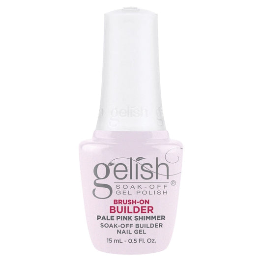 Gelish Brush-On Builder Gel - Pale Pink Shimmer .5oz