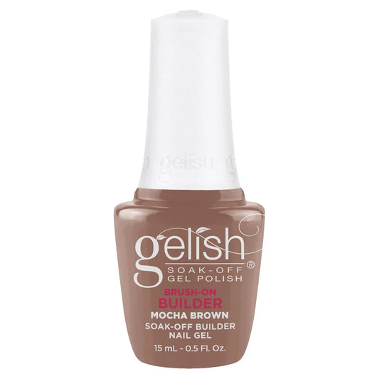 Gelish Brush-On Builder Gel - Mocha Brown .5oz