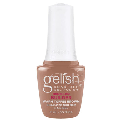 Gelish Brush-On Builder Gel - Warm Toffee Brown .5oz