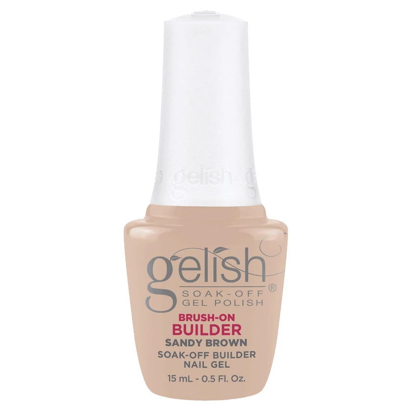 Gelish Brush-On Builder Gel - Sandy Brown .5oz