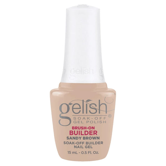 Gelish Brush-On Builder Gel - Sandy Brown .5oz