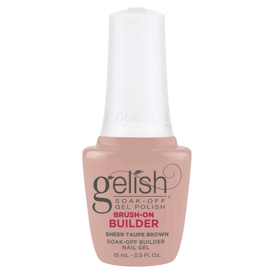Gelish Brush-On Builder Gel - Sheer Taupe Brown .5oz