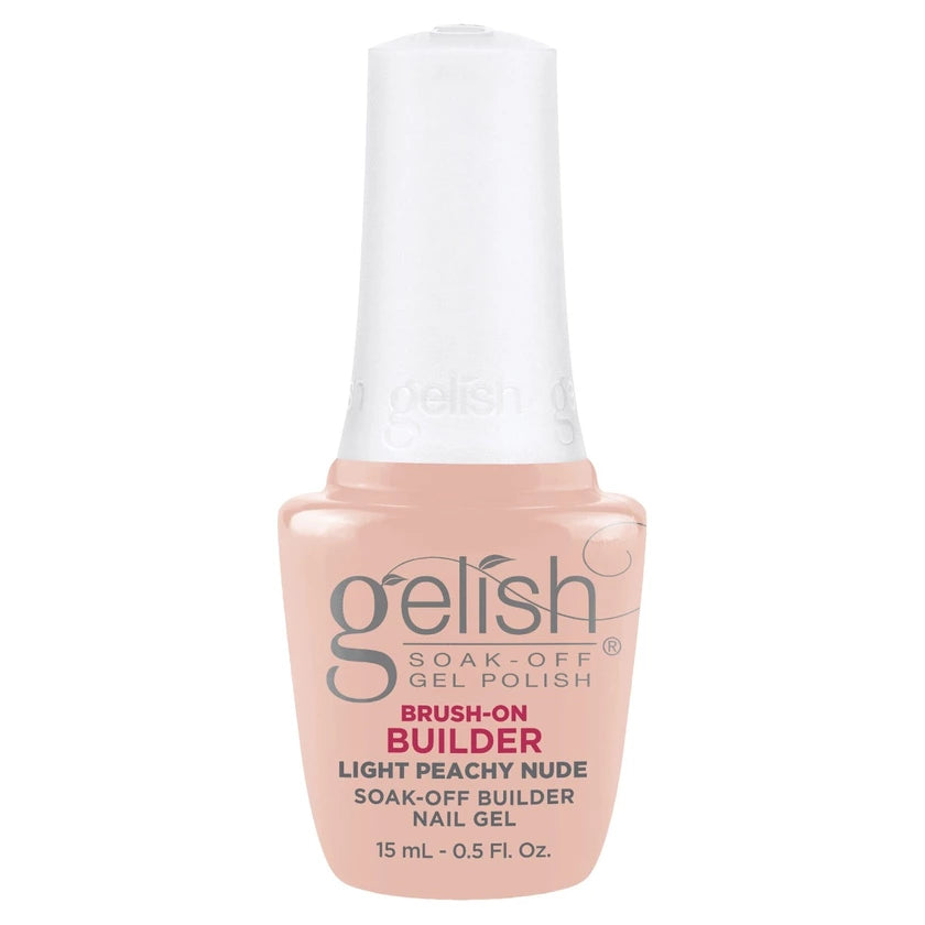 Gelish Brush-On Builder Gel - Light Peachy Nude .5oz