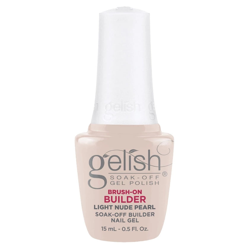 Gelish Brush-On Builder Gel - Light Nude Pearl .5oz