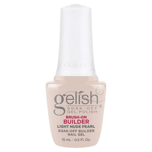 Gelish Brush-On Builder Gel - Light Nude Pearl .5oz