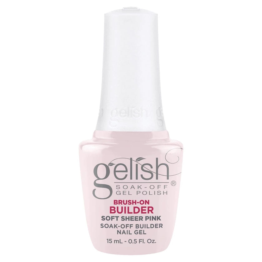 Gelish Brush-On Builder Gel - Soft Sheer Pink .5oz