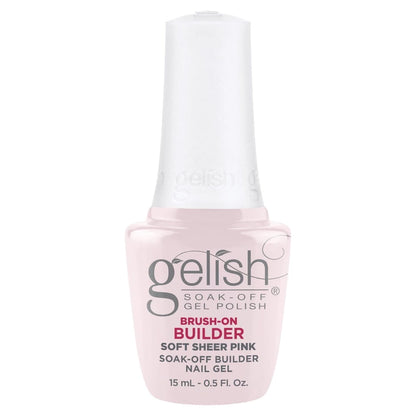 Gelish Brush-On Builder Gel - Soft Sheer Pink .5oz