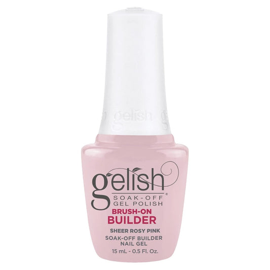 Gelish Brush-On Builder Gel - Sheer Rosy Pink .5oz