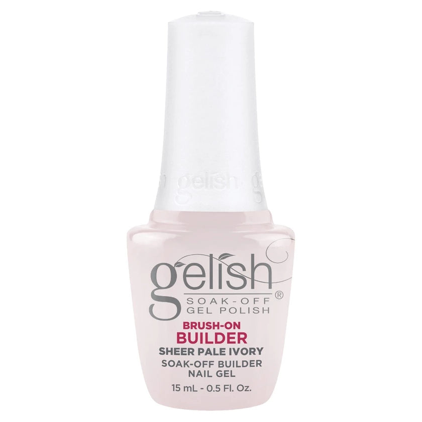Gelish Brush-On Builder Gel - Sheer Pale Ivory .5oz