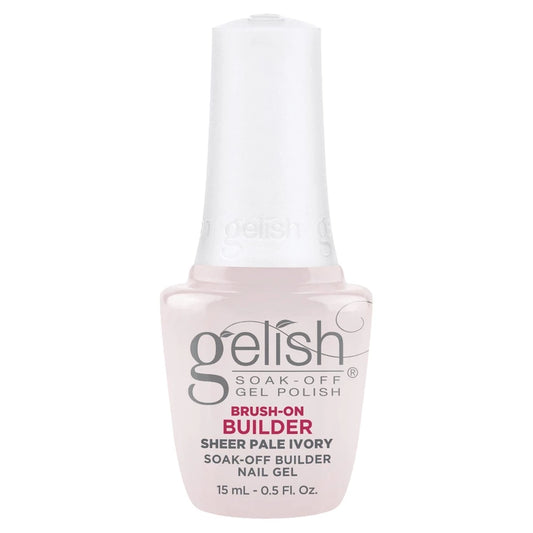 Gelish Brush-On Builder Gel - Sheer Pale Ivory .5oz