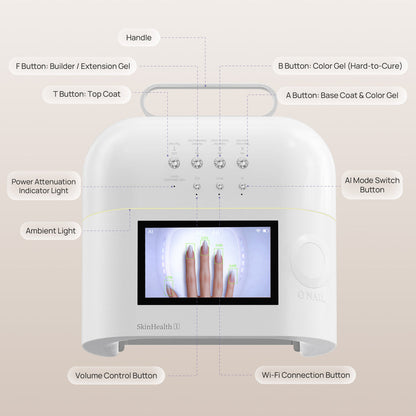 ONAIL - Rechargeable AI Nail Lamp - SUNX PRO MAX