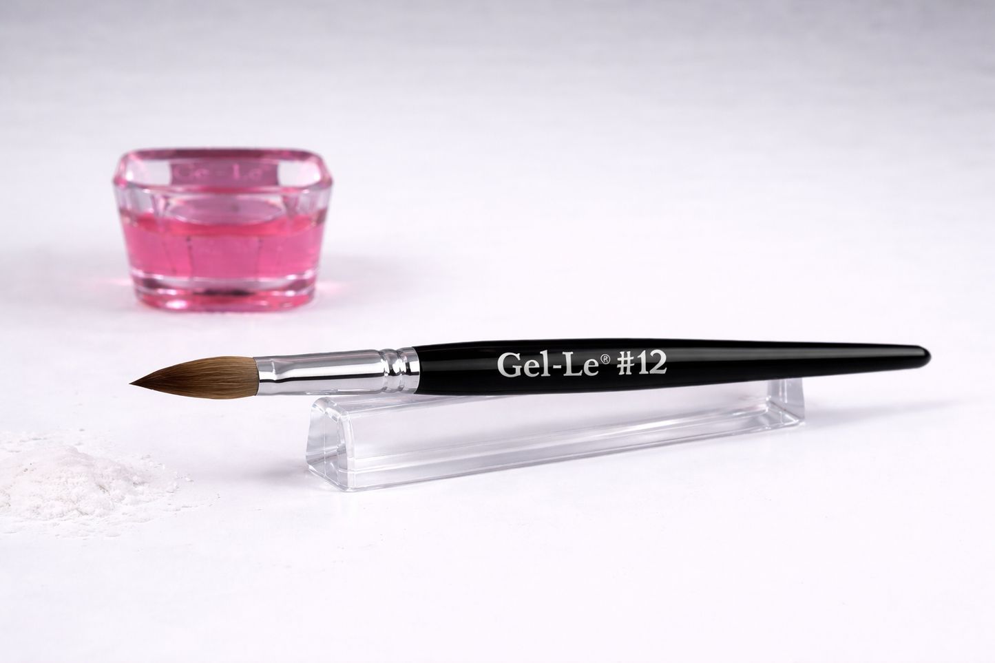 Gel-Le - Acrylic Brushes #16 Kolinsky - Black Handle (Pressed)