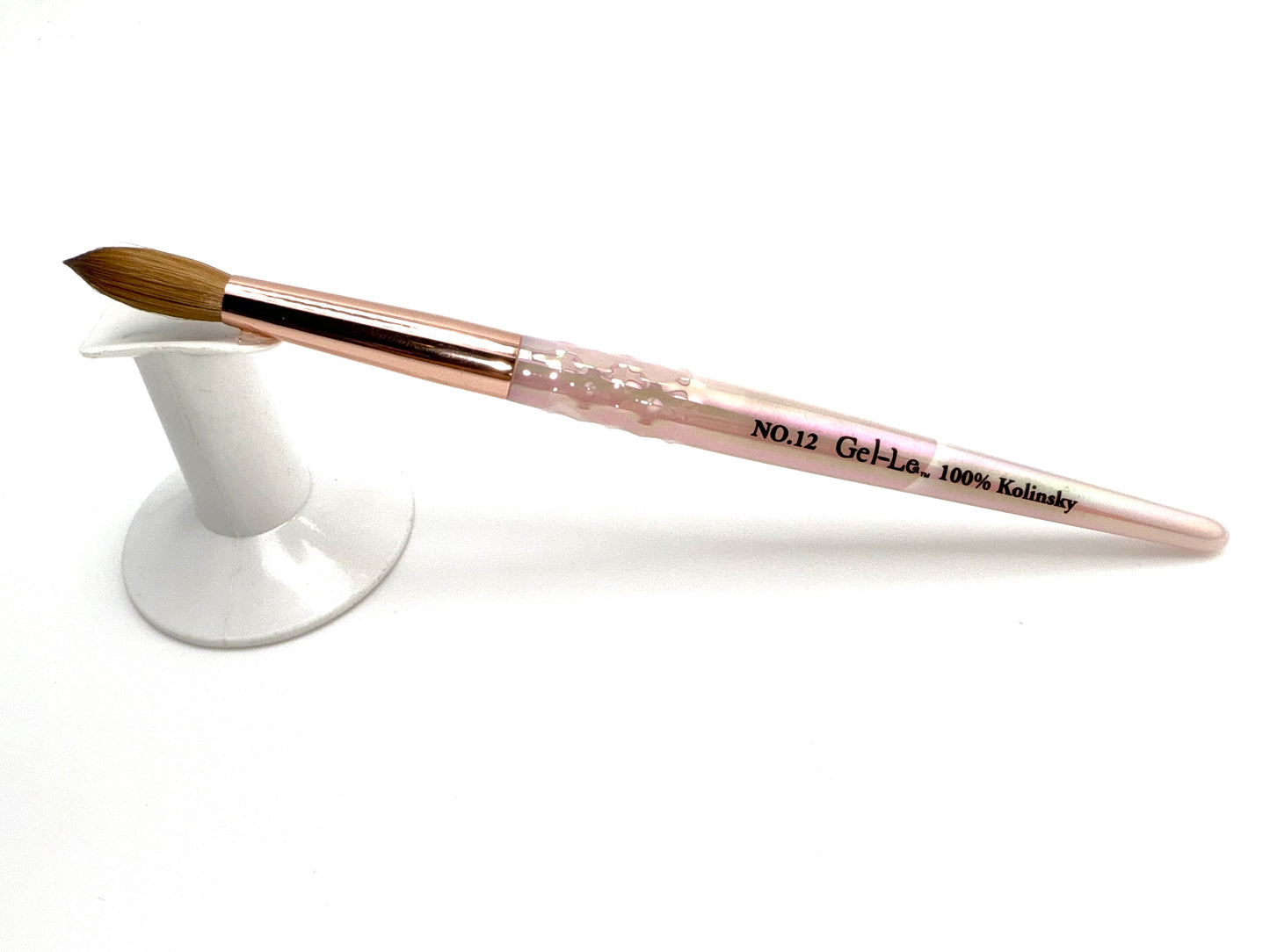 Gel-Le - Acrylic Brush -100% Kolinsky (Pink Handle)