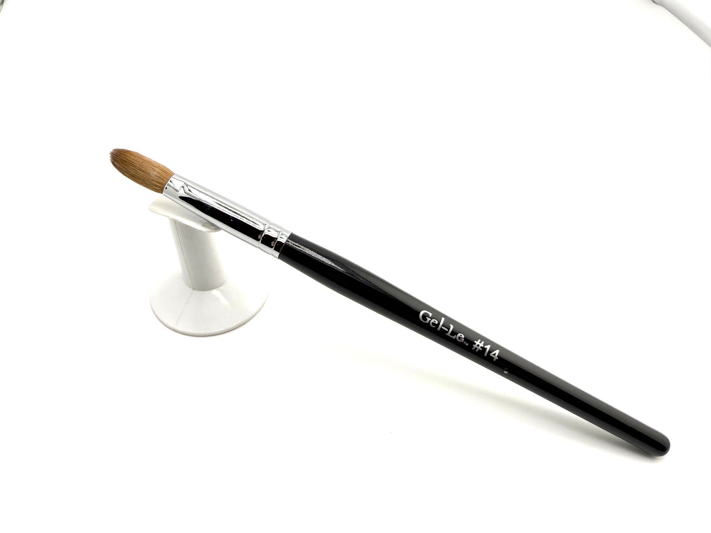 Gel-Le - Acrylic Brush #14 Kolinsky - Black Handle (Pressed)
