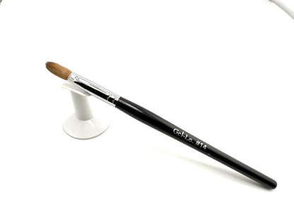 Gel-Le - Acrylic Brush #14 Kolinsky - Black Handle (Pressed)