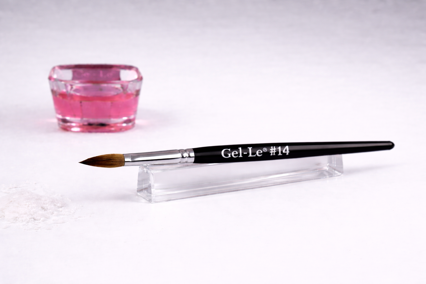 Gel-Le - Acrylic Brushes #16 Kolinsky - Black Handle (Pressed)