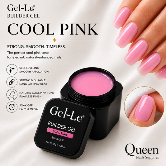 Gel-Le - Builder Gels - Cool Pink BG04 (1oz)
