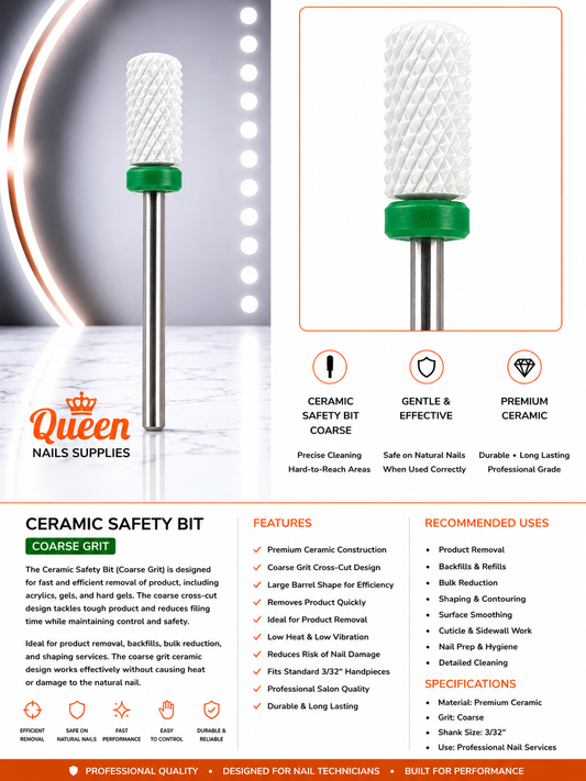 Ceramic Safety Bits - Coarse
