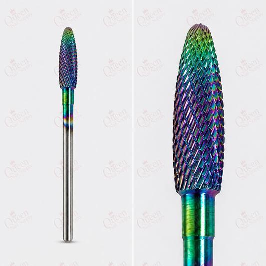 Titanium Cone Cuticle and Under Nail Cleaner Bit - Coarse