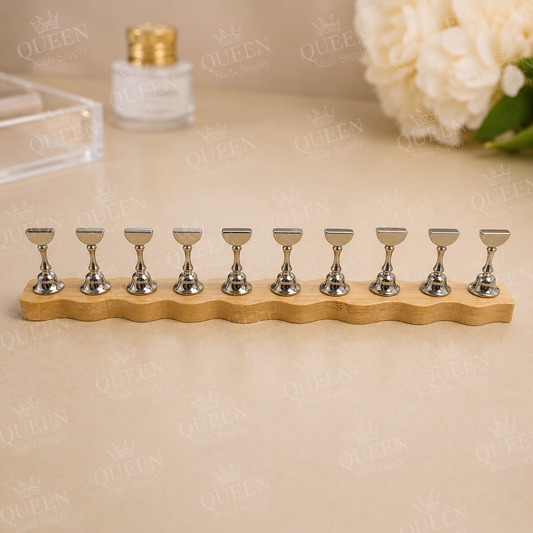 Wooden Press On Magnetic Stands