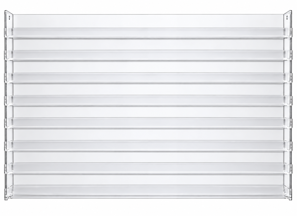 Dip Powder Wall Rack - Acrylic Display - 2oz (120 Jars)