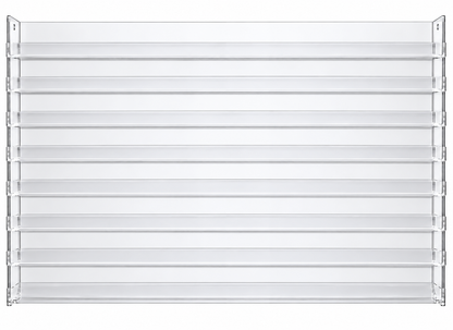 Dip Powder Wall Rack - Acrylic Display - 2oz (120 Jars)
