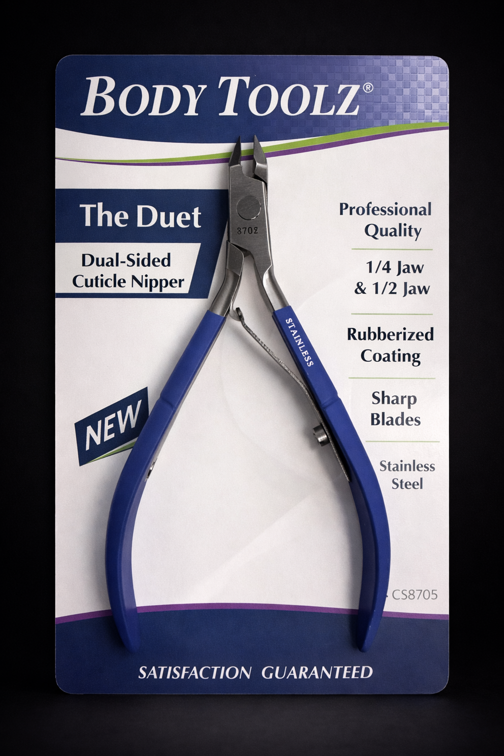 Body Toolz - CS8702 "The Duet" Dual Sided Cuticle Nipper