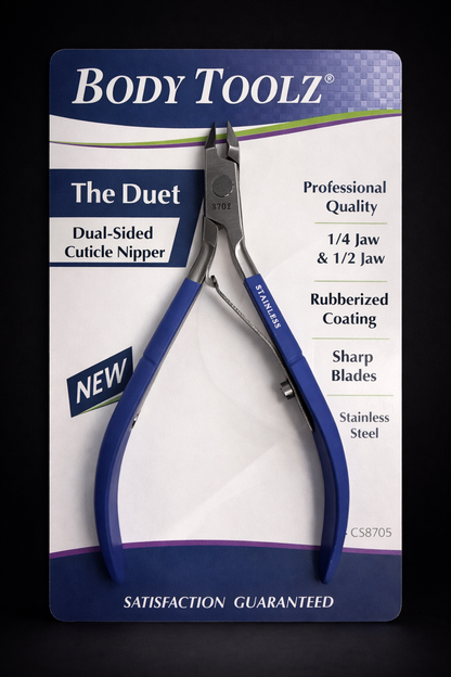 Body Toolz - CS8702 "The Duet" Dual Sided Cuticle Nipper